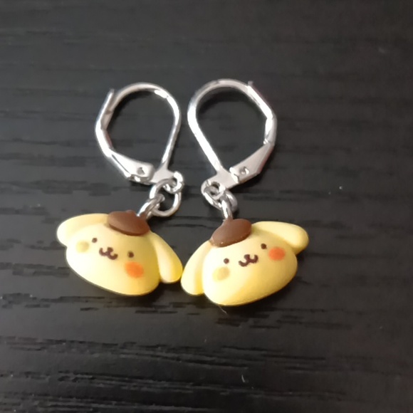 NEW Pompomurin Resin Drop Earrings - Picture 1 of 1